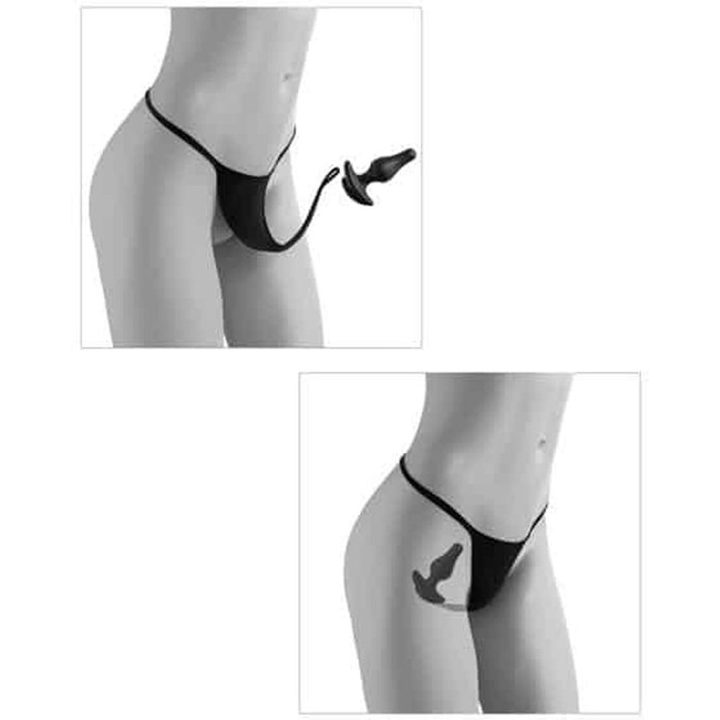 HookUp Panties Crotchless Love Garter