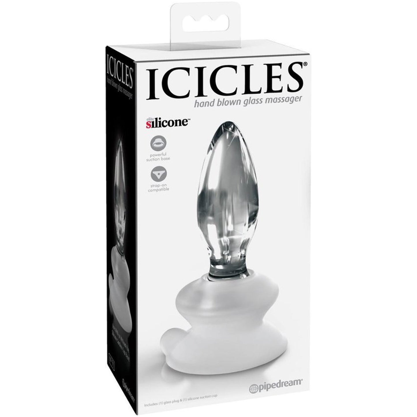Icicles glazen anaalplug transparant nr 91