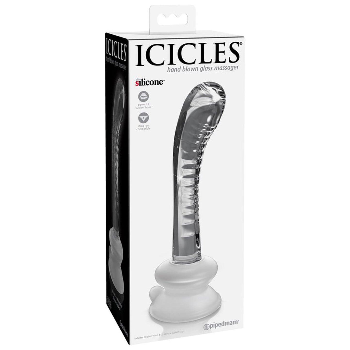 Icicles glazen massager transparant nr 88