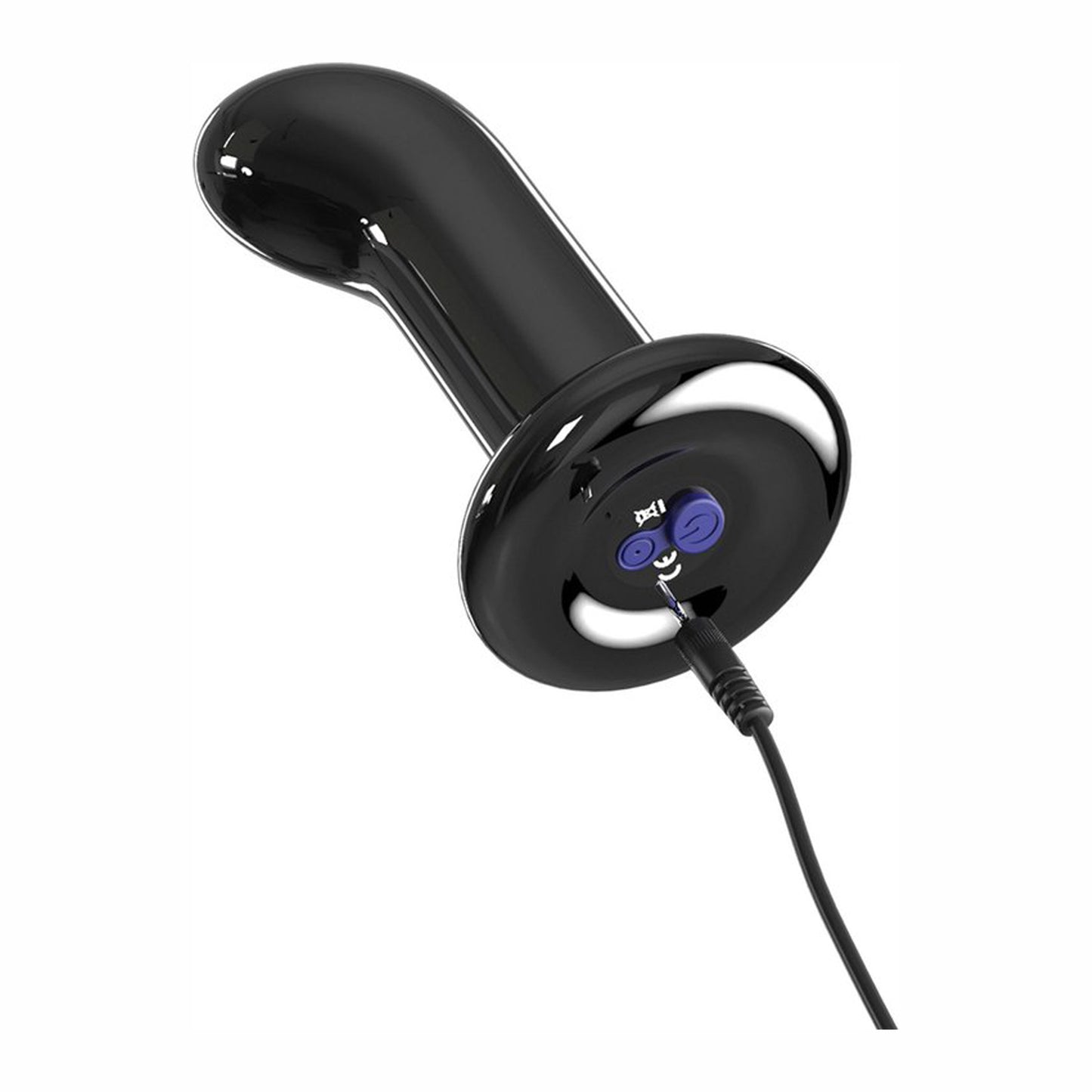 Icicles glazen prostaat plug met zuignap nr. 84