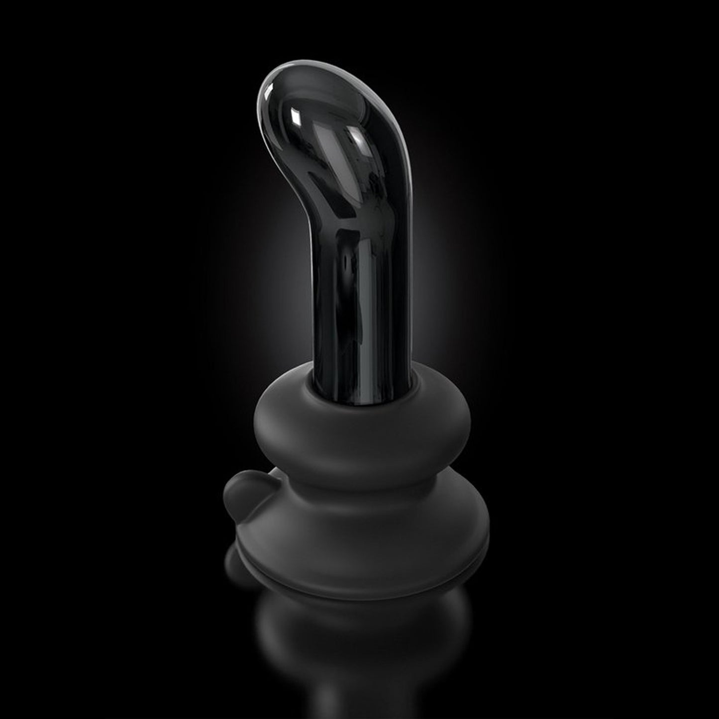 Icicles glazen prostaat plug met zuignap nr. 84
