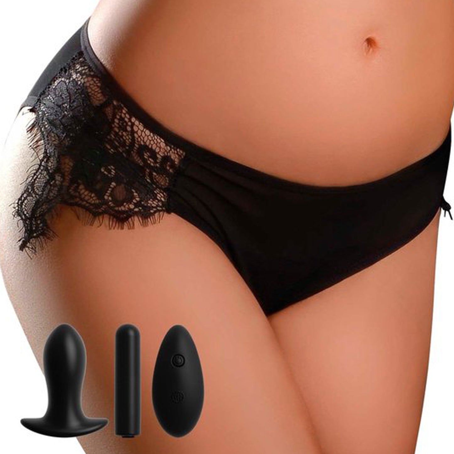 HookUp Panties Remote Princess Panty - zwart