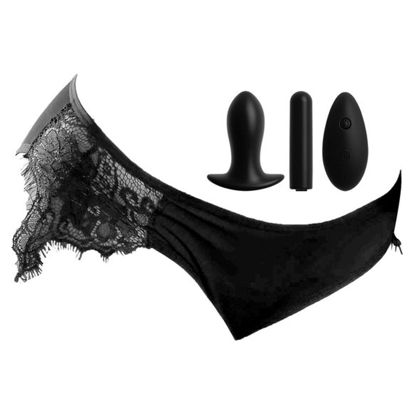 HookUp Panties Remote Princess Panty - zwart